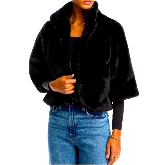 Echo sheared mink faux fur jacket. Size small. - Picture 2 of 4